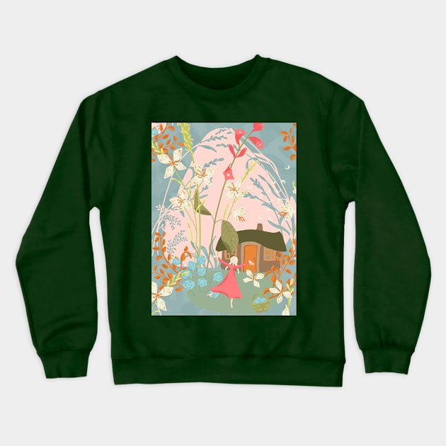 My Happy Place Crewneck Sweatshirt by Amalus-files